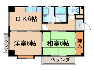 アヴェニュー藤の物件間取画像